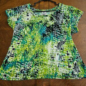 Worthington Multicolor Pattern Top